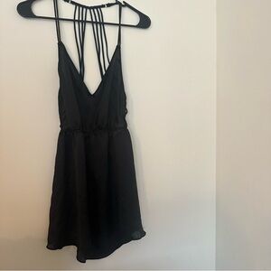 Victoria's Secret Black Plunge Chemise